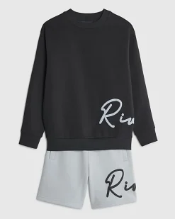 Boys Blue River Sweatshirt Set