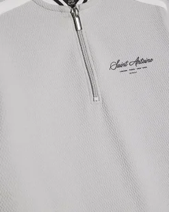Boys Blue Slim Fit Baseball Polo Set