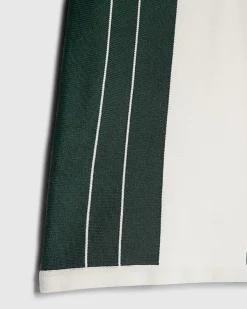 Boys Green Stripe Polo Shirt