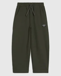 Boys Khaki Baggy Fit Joggers