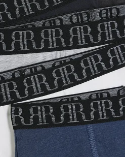 Boys Navy Pack Of 5 Boxers