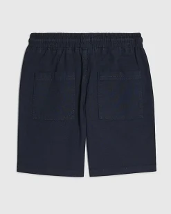 Boys Navy Pull On Shorts