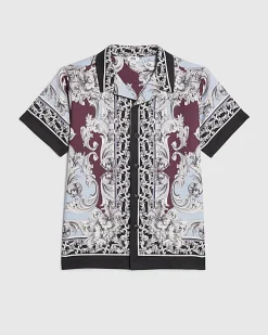 Boys White Baroque Shirt