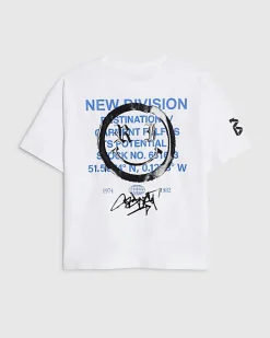 Boys White Graffiti Smile T-Shirt