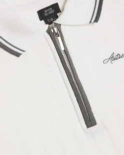Boys White Polo Shirt And Shorts Set