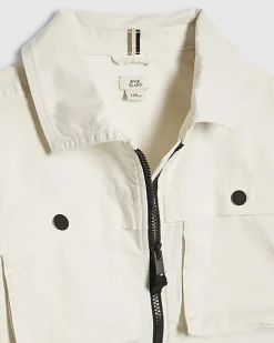 Boys White Shacket