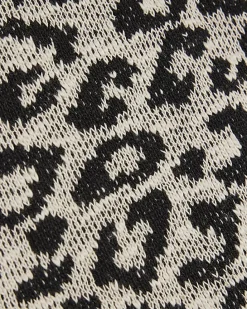 Brown Animal Print Whipstitch T-Shirt