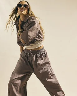 Brown Balloon Leg Trousers