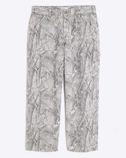 Brown Camouflage Baggy Fit Jeans