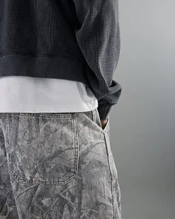 Brown Camouflage Baggy Fit Jeans