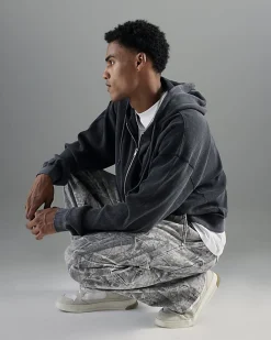 Brown Camouflage Baggy Fit Jeans