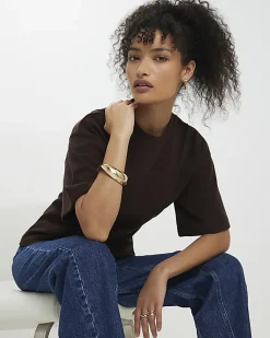 Brown Cosy Short Sleeve T-Shirt