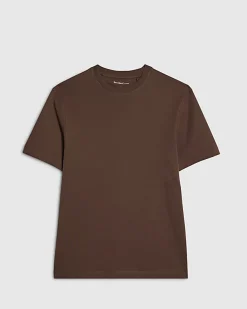 Brown Essential Slim Fit Midweight T-Shirt