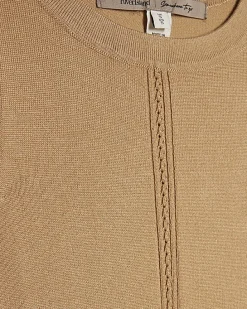 Brown Knitted Vest Top