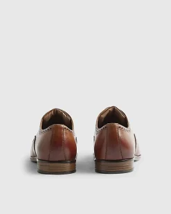 Brown Leather Brogue Shoes