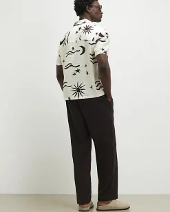 Brown Loose Fit Trousers