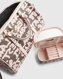 Brown Monogram Graffiti Barrell Bag Bundle