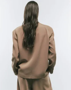 Brown Oversized Blazer
