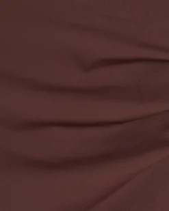 Brown Polyamide Bandeau Top