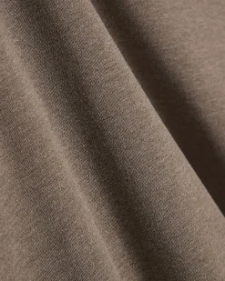 Brown Slim Fit Crew Neck Lightweight T-Shirt