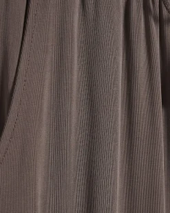 Brown Soft Touch Wide Leg Trousers