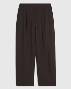 Brown Tailored Culottes