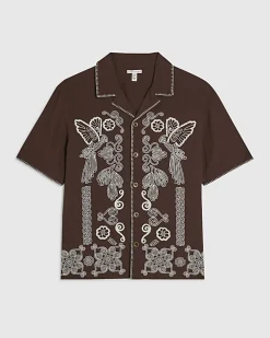 Brown Tufting Shirt