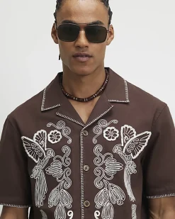 Brown Tufting Shirt