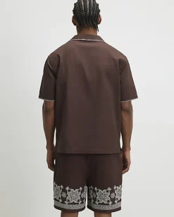 Brown Tufting Shirt