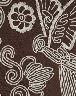 Brown Tufting Shirt