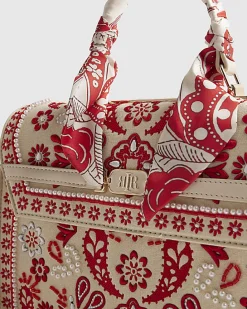 Cream Embroidered Tote Bag