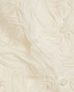Cream Floral 3D Mini Skirt