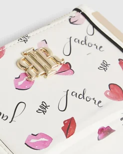 Cream Jadore Mini Card holder Purse