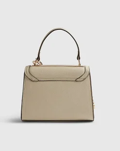 Cream Mini Cross Body Tote Bag