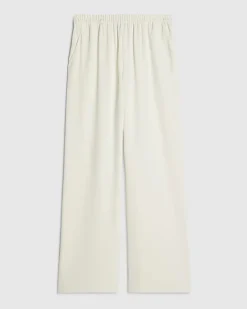 Cream Wide Leg Trousers