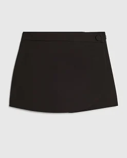 Dark Brown Wrap Skort