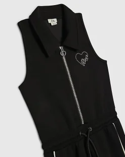 Girls Black Premium Jumpsuit