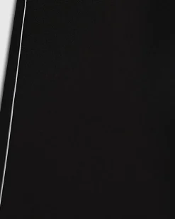 Girls Black Side Stripe Wide Leg Joggers