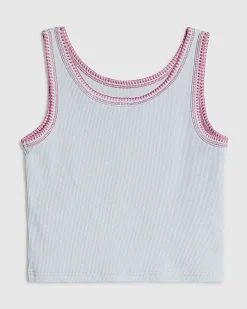Girls Blue Brooklyn 89 Angel Society Tank Top