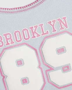 Girls Blue Brooklyn 89 Angel Society Tank Top