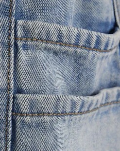 Girls Blue Denim Pyjama Style Shorts