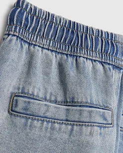Girls Blue Loose Fit Jeans