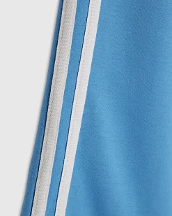 Girls Blue Side Stripe Joggers