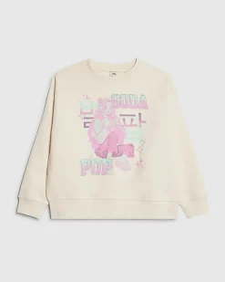 Girls Cream Soda Pop Girl Cropped Sweatshirt