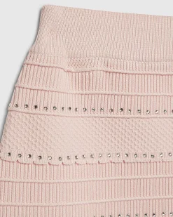 Girls Embellished Top And Skirt Set