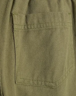 Girls Green Wide Leg Jeans