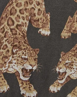 Girls Grey Dyed Tiger T-Shirt
