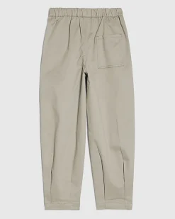 Girls Khaki Twill Keyring Cargo Trousers