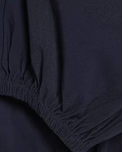 Girls Navy Balloon Leg Trousers