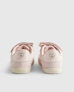 Girls Pink Bow Trainers